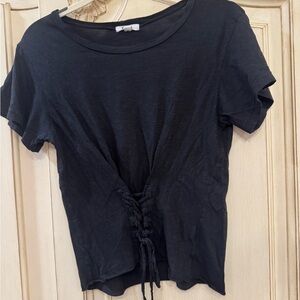 LNA Lace Up TShirt